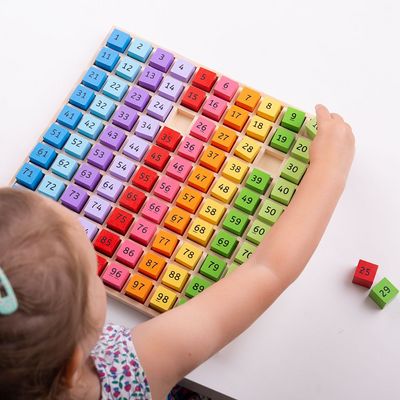 Bigjigs Toys Zásobník Dřevěná čísla