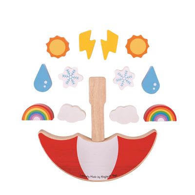 Bigjigs Toys Balanční hra Počasí