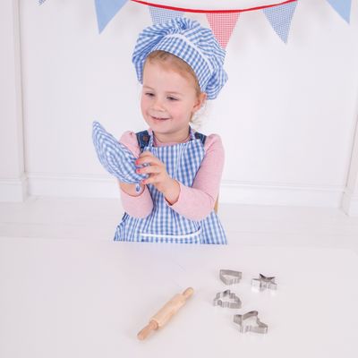 Bigjigs Toys Modrý set šéfkuchaře