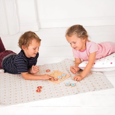 Bigjigs Toys Dřevěné piškvorky natur