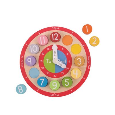 Bigjigs Toys Edukativní hodiny anglické
