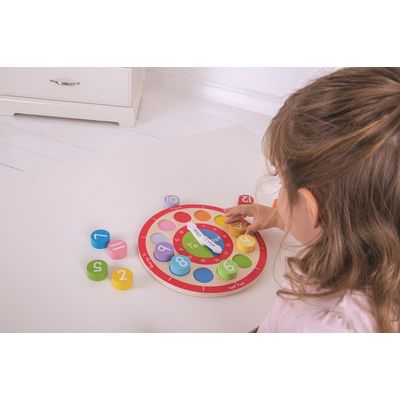 Bigjigs Toys Edukativní hodiny anglické