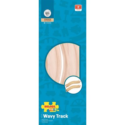 Bigjigs Rail Obloukové koleje 22 cm 2 ks