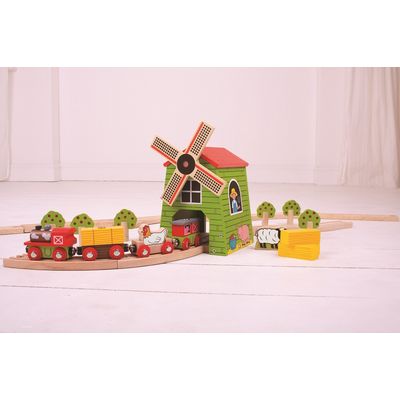 Bigjigs Rail Větrný mlýn