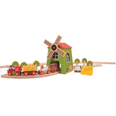 Bigjigs Rail Větrný mlýn
