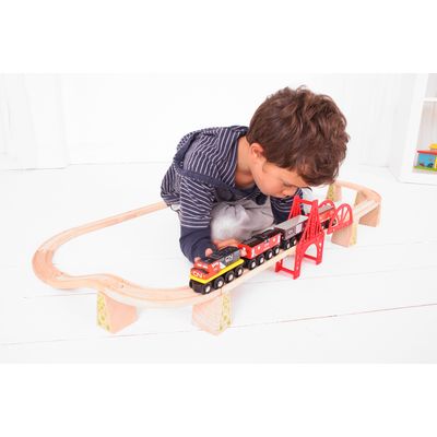 Bigjigs Rail CN nákladní vlak + koleje