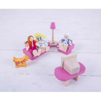 Bigjigs Toys Set rodinky do domečku