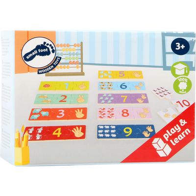 small foot Dřevěné puzzle Počítání