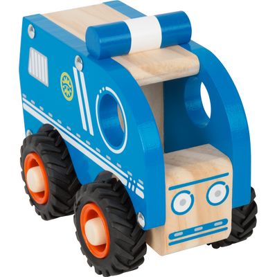 small foot Dřevěné policejní auto