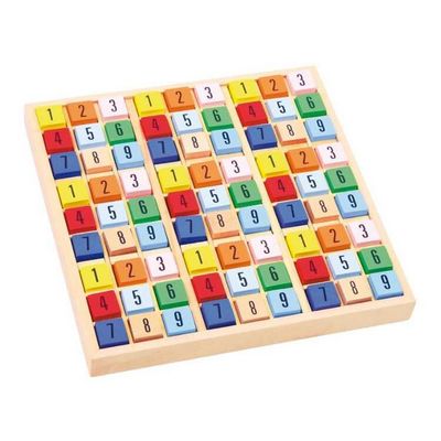 small foot Dřevěné sudoku barevné kostičky