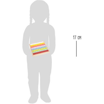 small foot Edukativní tabulka barevná zlomky