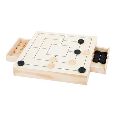 small foot Dřevěné kompaktní šachy 3v1