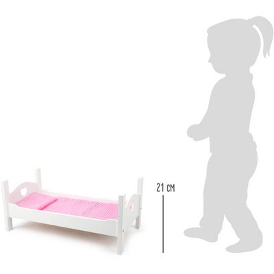 small foot Dřevěná postýlka bílá
