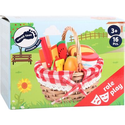 small foot Piknikový koš s dobrotami