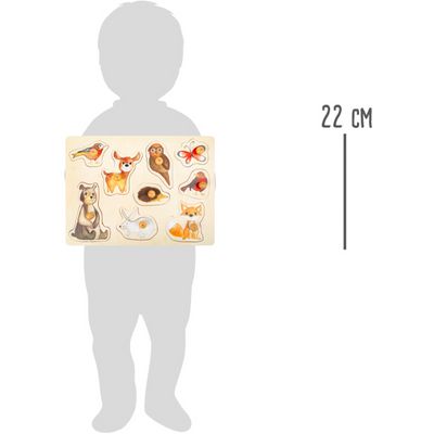 small foot Dřevěné puzzle Lesní zvířátka