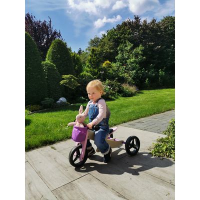 small foot Dřevěné odrážedlo Trike 2v1 růžové