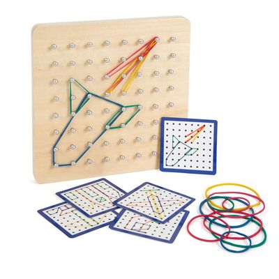 small foot Dřevěná deska Geoboard