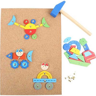 small foot Dřevěná kreativní zatloukací hra
