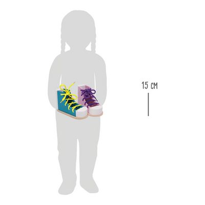 small foot Set hry Zavaž si tkaničku Bota 2 ks