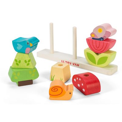 Le Toy Van Petilou Nasazovací kostky Veselá zahrádka