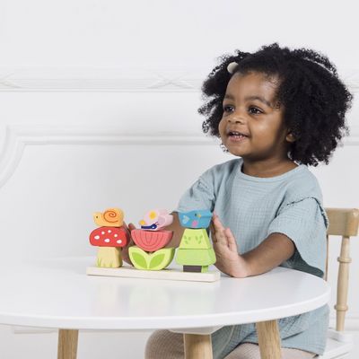 Le Toy Van Petilou Nasazovací kostky Veselá zahrádka