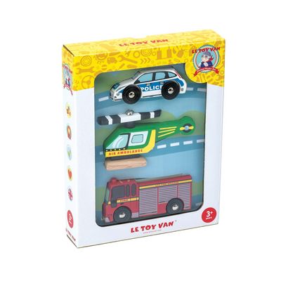 Le Toy Van Set autíček Záchranáři