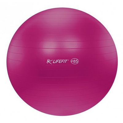 LifeFit Anti-Burst 85 cm, bordó gymnastický míč
