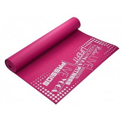 LifeFit Slimfit, 173x61x0,4cm, světle růžová gymnastická podložka