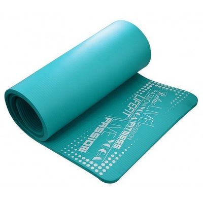 LifeFit Yoga Mat Exkluziv Plus, 180x58x1,5cm, tyrkysová podložka
