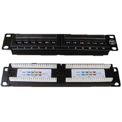 DATACOM PATCH PANEL 10 12p. UTP cat.5e 1U