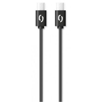 Datový kabel ALIGATOR POWER 3A, USB-C/USB-C, 1m černý