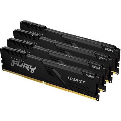 Kingston Fury Beast DIMM DDR4 64GB 3200MHz černá (Kit 4x16GB)