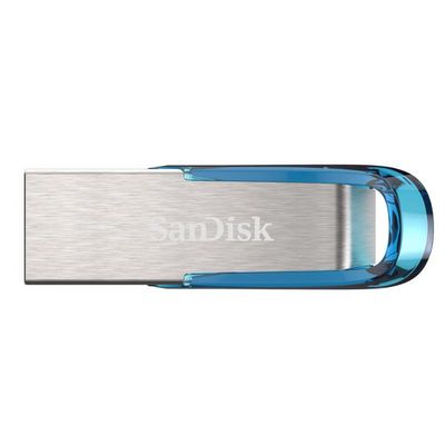 SanDisk Ultra Flair USB 3.0 64GB tropic modrá