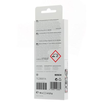 Bosch TCZ8001A Čisticí tablety pro automatické kávovary Bosch, 10 ks