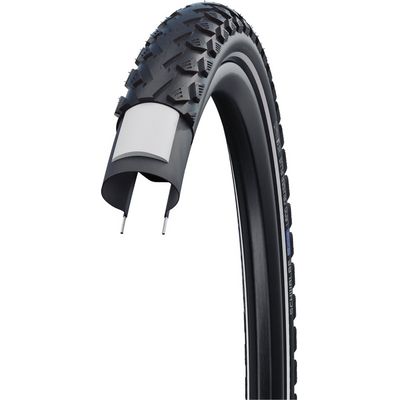 Schwalbe plášť LAND CRUISER Plus 24x2.0 Green PunctureGuard černá+reflexní pruh