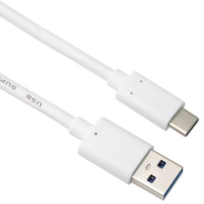 PremiumCord kabel USB-C - USB 3.0 A (USB 3.2 generation 2, 3A, 10Gbit/s) 3m bílá
