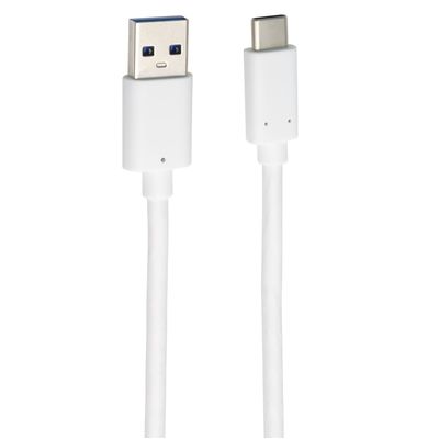 PremiumCord kabel USB-C - USB 3.0 A (USB 3.2 generation 2, 3A, 10Gbit/s) 3m bílá