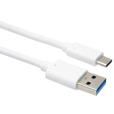 PremiumCord kabel USB-C - USB 3.0 A (USB 3.2 generation 2, 3A, 10Gbit/s) 3m bílá