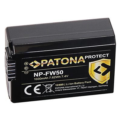 Patona PT12485 - Sony NP-FW50 1030mAh Li-Ion Protect