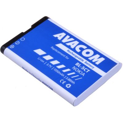 AVACOM Baterie do mobilu Nokia 6303, 6730, C5, Li-Ion 3,7V 1050mAh (náhrada BL-5CT)