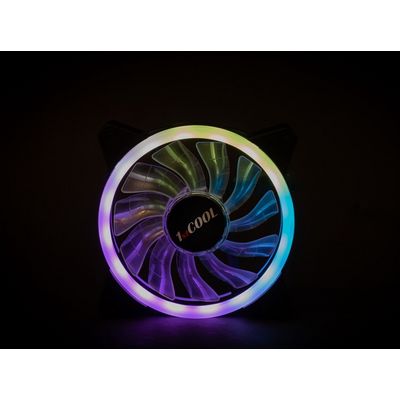1stCOOL AURA EVO Dual Ring ARGB PWM ventilátor 12cm