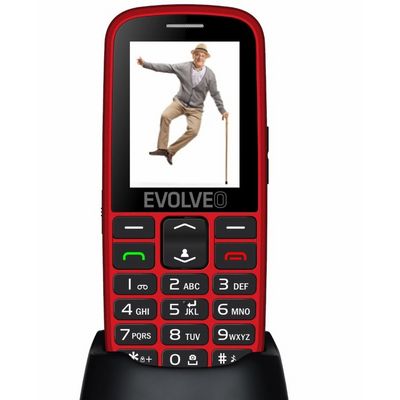 EVOLVEO EasyPhone EG červený