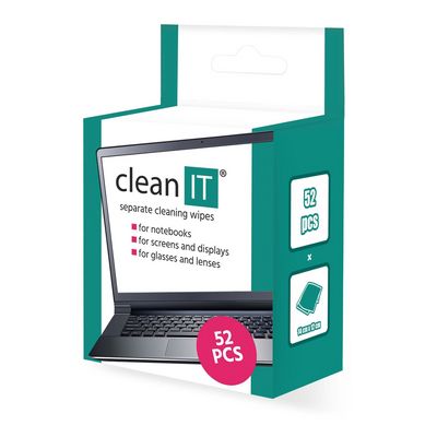 Clean IT čisticí ubrousky mokré kusové 52ks