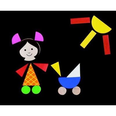 Detoa Magnetické puzzle Děti