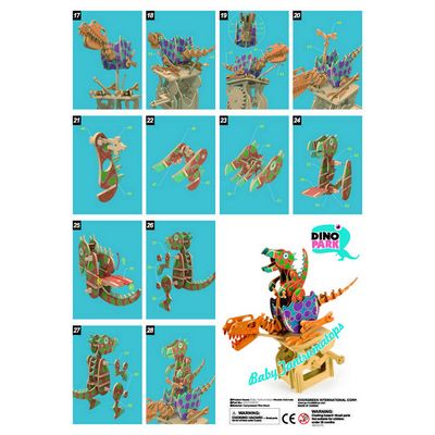 ARToy Stavebnice pohyblivého modelu The See Sawrasaurs