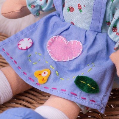 Bigjigs Toys Látková panenka Grace 28 cm