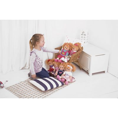 Bigjigs Toys Látková panenka Poppy 28 cm