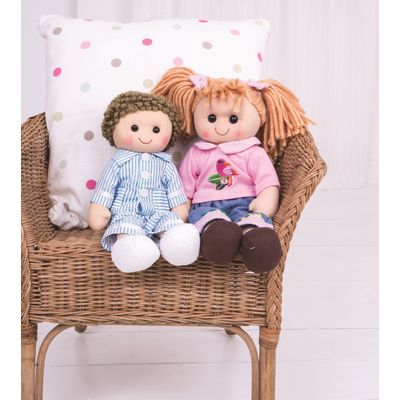 Bigjigs Toys Látková panenka Molly 38 cm