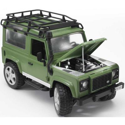 Bruder LAND ROVER s přepravníkem na koně
