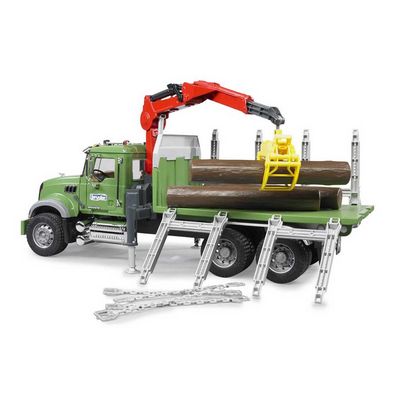 Bruder Nákladní auto MACK Granit  přepravník dřeva